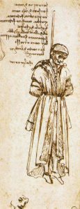 Leonardo Da Vinci – Study of the hanged Bernardo di Bandino Baroncelli